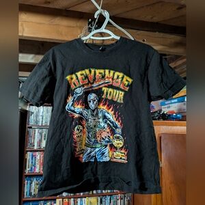 Friday The 13th Jason Voorhees Celtics NBA Revenge Tour Shirt Size 160 Small
